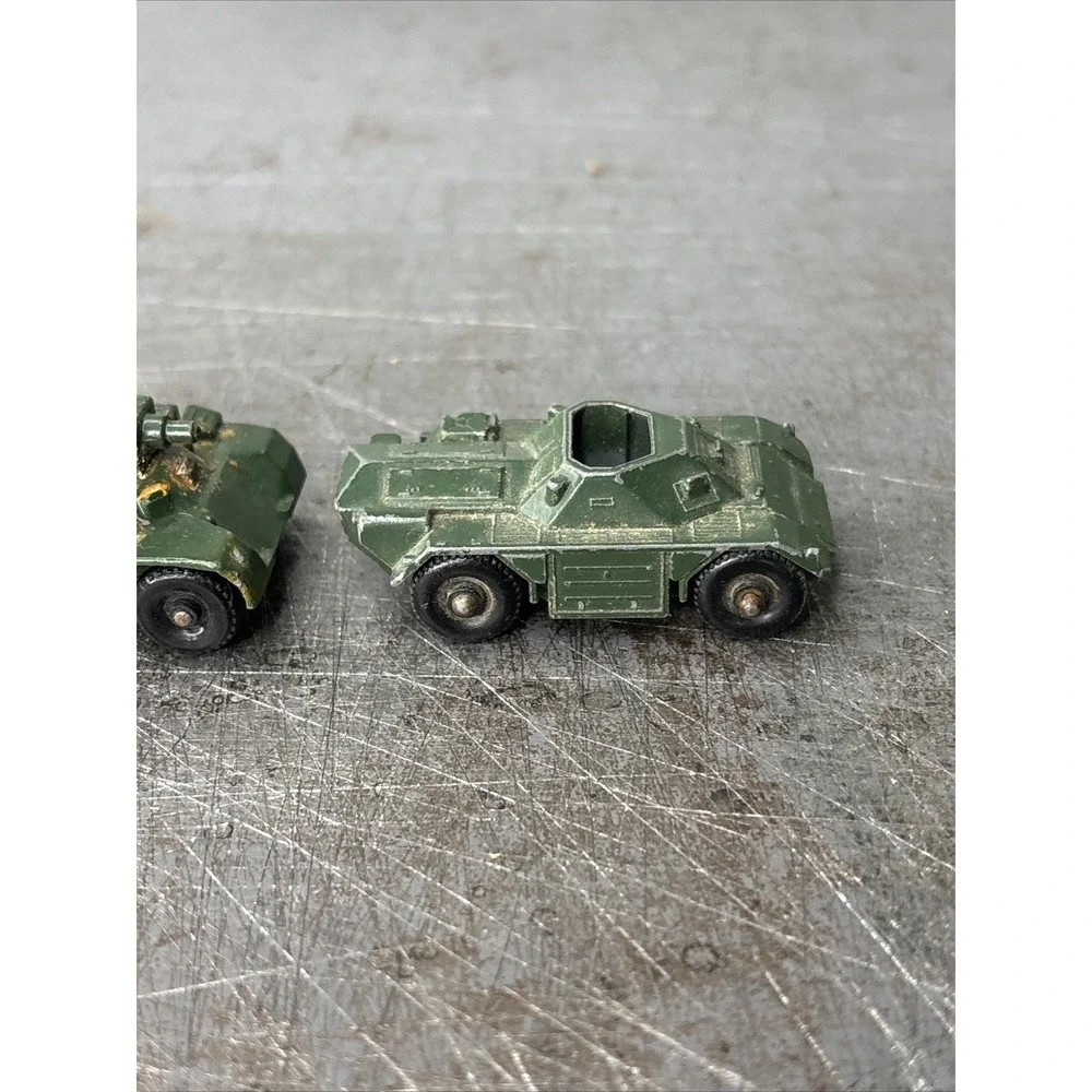 Matchbox No.61 Ferret Scout Car X2 And Saladin Armored Car 6x6 No.67‎ Lesney Lot